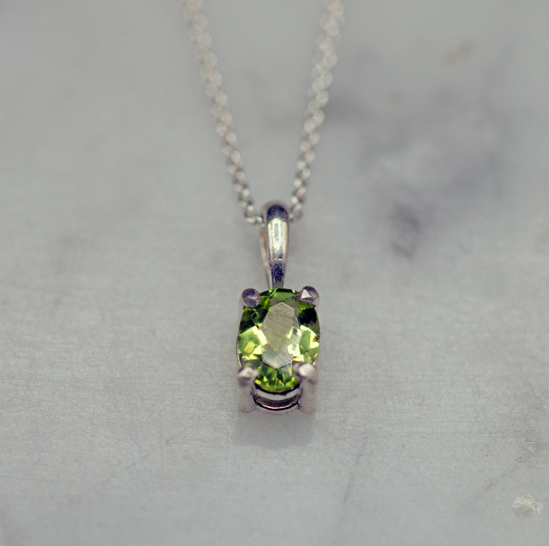 Peridot Silver pendant