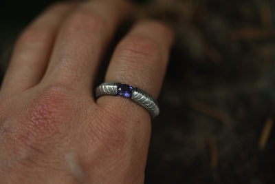 Sapphire dragon ring