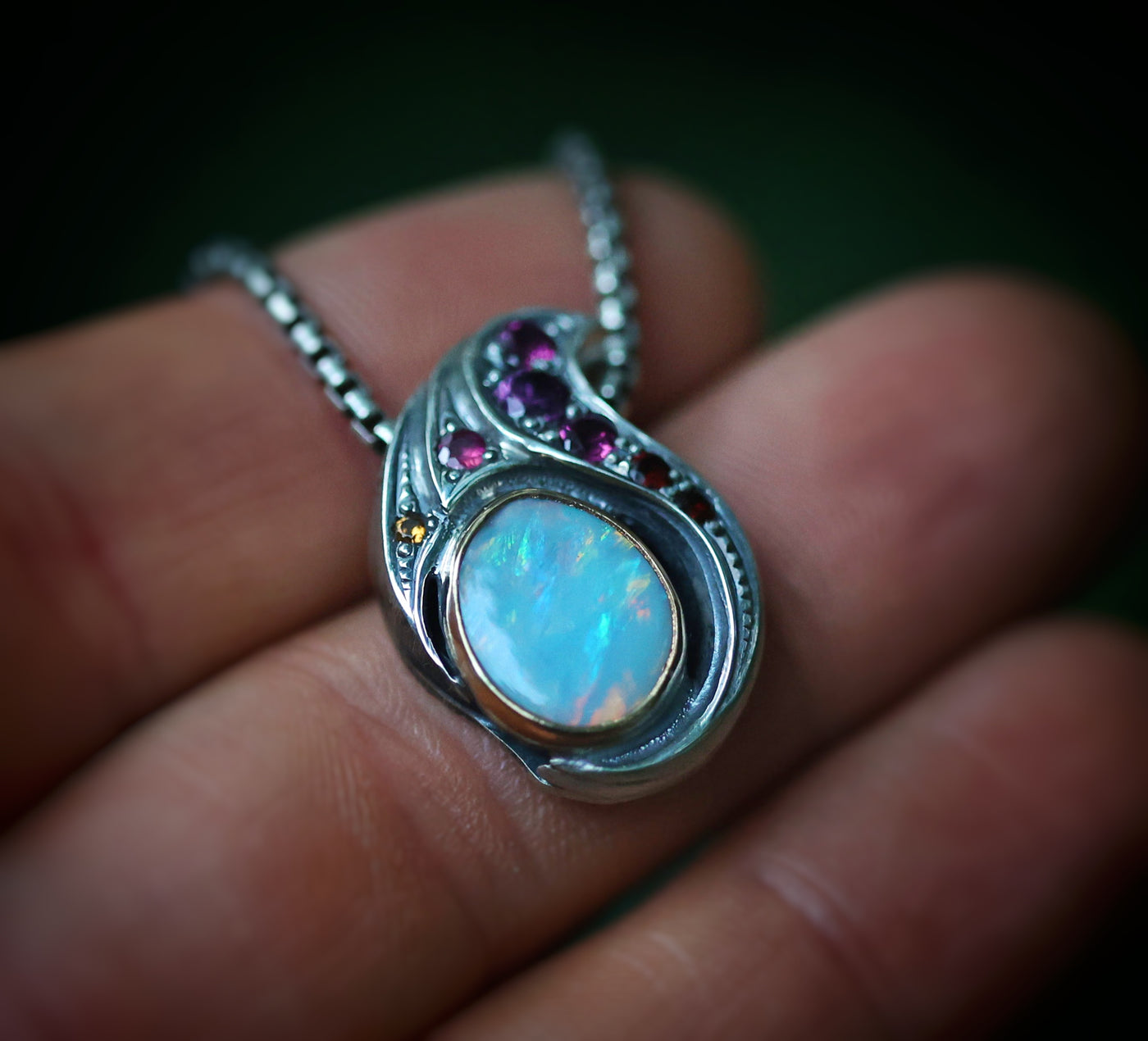Opal dreams pendant