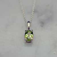 Peridot Silver pendant